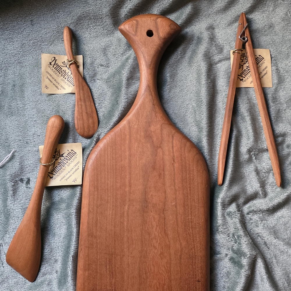 Wooden Serving Utensil Set